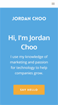 Mobile Screenshot of jordanchoo.com
